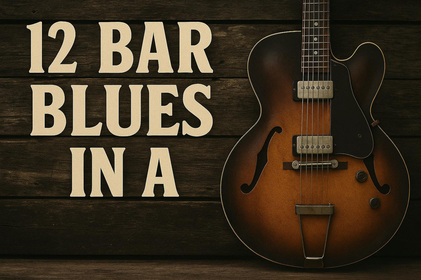 12 Bar Blues Backing Track in A