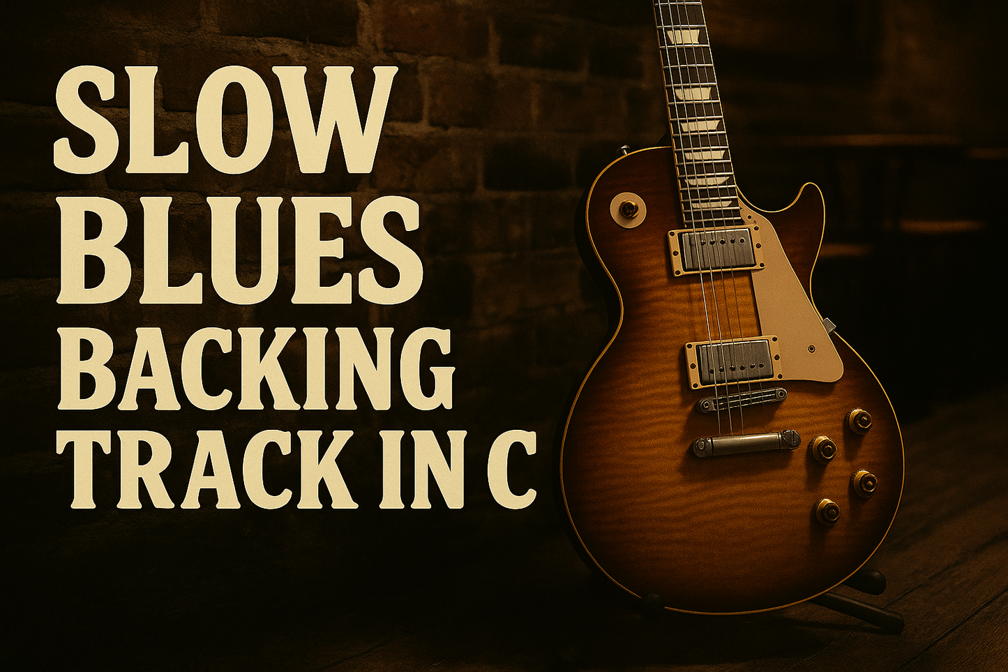 Slow Blues Backing Track in C