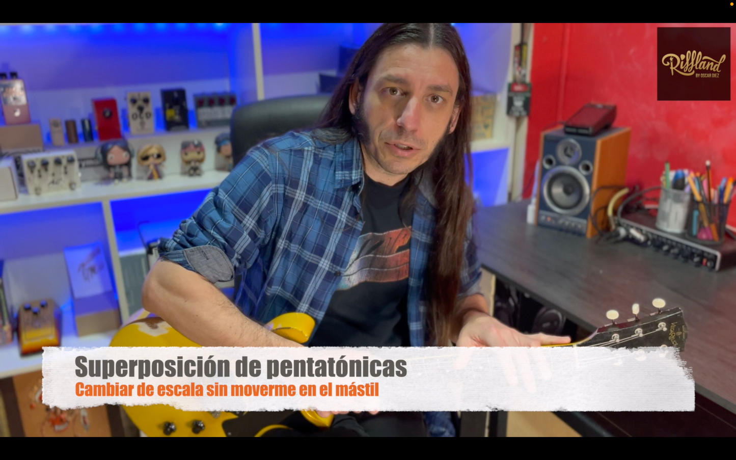 Superposición de pentatónicas: cambiar de escala sin moverme en el mástil