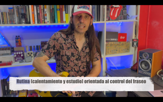 Rutina de calentamiento y estudio orientada al control del fraseo