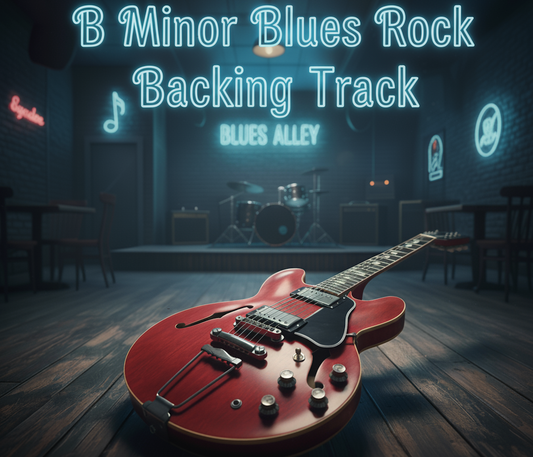 Bm Blues Rock Backing Track