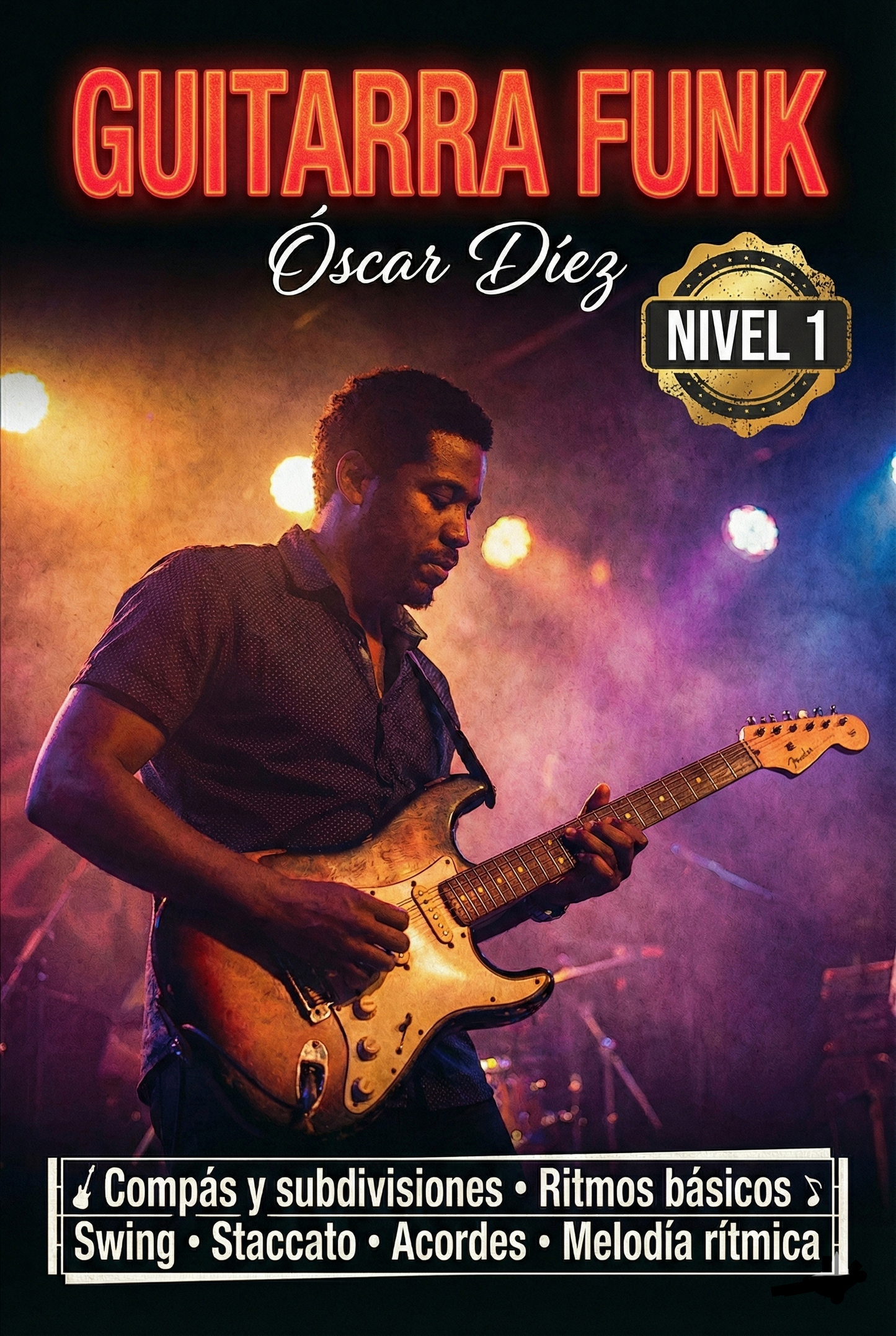 Guitarra Funk nivel 1 - Libro digital + TAB + mp3 + archivos GP